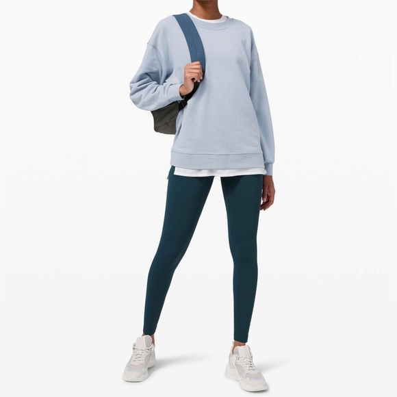 Lululemon Perfectly Oversized Crewneck Women's Light Purple Sweatshirt Size 20 - Picture 2 of 15